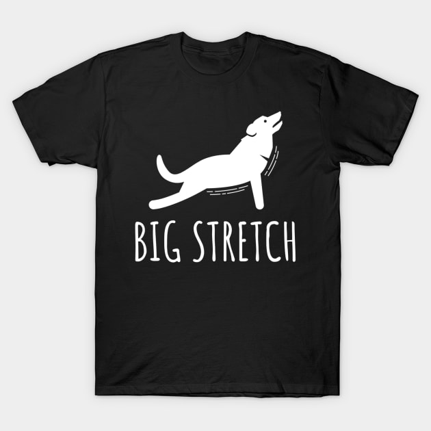 Funny Dog Yoga, Big stretch dog stretching tee, Namaste dog T-Shirt by Carmenshutter